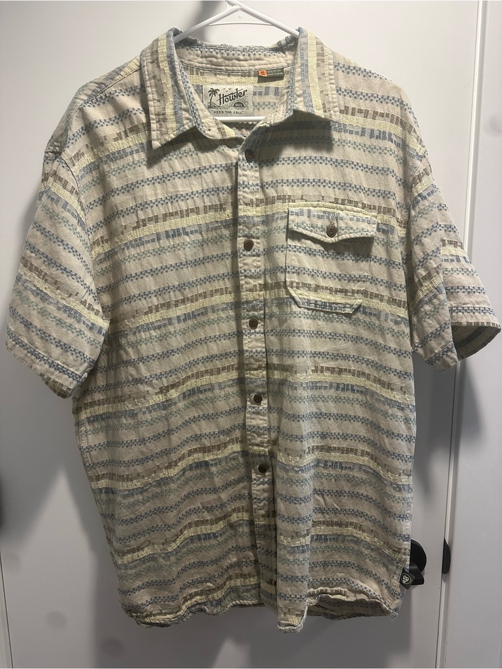 Howler Bro’s Mescal Jaquard Striped Button-Up
